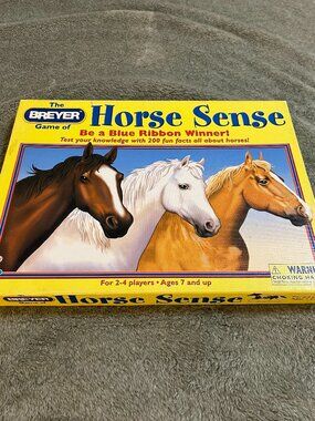 Breyer Horse Sense Board Game P20031 – Complete Set, one minor flaw